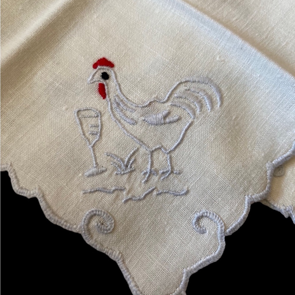 10 Linen Cocktail Napkins PLUS more